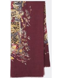 Etro - Printed Modal And Cashmere Scarf - Lyst