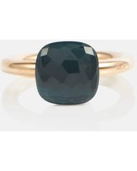 Pomellato - Nudo 18kt Gold Ring With London Blue Topaz - Lyst