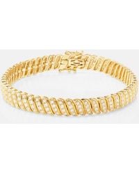 Anita Ko - Zoe 18kt Yellow Gold Bracelet With Diamonds - Lyst