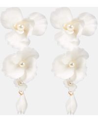 Jennifer Behr - Mariam Floral Drop Earrings - Lyst