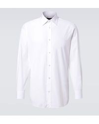 dunhill - Hemd Aus Baumwollpopeline - Lyst