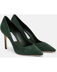 Jimmy Choo - Romy 85 Suede Pumps - Lyst