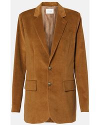 FRAME - Everyday Cord Cotton Corduroy Blazer - Lyst