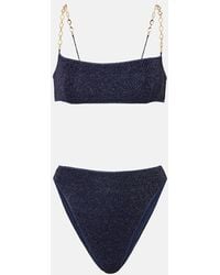 Oséree - Lumiere O-Chain Lame Bikini - Lyst