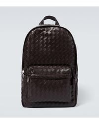 Bottega Veneta - Intrecciato Leather Backpack - Lyst