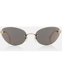 Cartier - Panthere De Cartier Cat-Eye Sunglasses - Lyst
