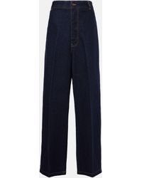 Victoria Beckham - High-rise Wide-leg Jeans - Lyst