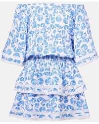 Melissa Odabash - Vestido Corto Micha A Capas - Lyst
