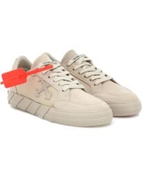 Off-White c/o Virgil Abloh Zapatillas Low Vulcanized de gamuza - Multicolor