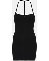 Courreges - Ribbed-Knit Minidress - Lyst