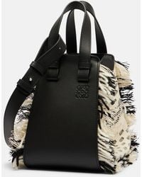 Loewe - Hammock Compact Leather Top-Handle Bag - Lyst