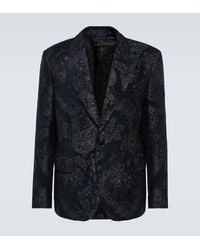 Etro - Blazer Aus Samt - Lyst