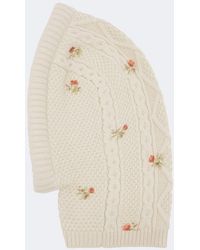 Magda Butrym - Floral Wool And Cashmere Balaclava - Lyst