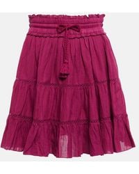 Isabel Marant - Lioline Cotton-blend Miniskirt - Lyst