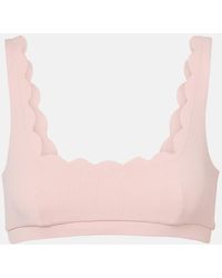 Marysia Swim - Mini Palm Springs Scalloped Bikini Top - Lyst