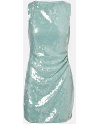 STAUD - Eton Sequined Minidress - Lyst
