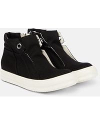 Rick Owens - Dunk Denim High-Top Sneakers - Lyst