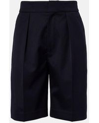 Victoria Beckham - High-Rise Bermuda Shorts - Lyst