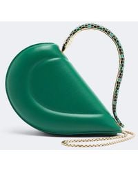 BVLGARI - Serpenti Cuore 1968 Leather Top-Handle Bag - Lyst