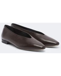 Jimmy Choo - Margot Leather Ballet Flats - Lyst