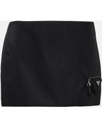 Prada - Zipped-pouch Re-nylon Mini Skirt - Lyst