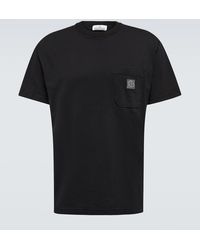Stone Island - Camiseta de jersey de algodon - Lyst