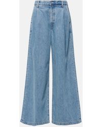 Agolde - Ellis Mid-Rise Wide-Leg Jeans - Lyst