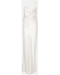 The Sei - One-Shoulder Silk Satin Gown - Lyst