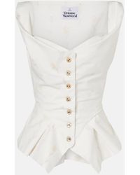 Vivienne Westwood - Monday Floral Cotton-Blend Top - Lyst