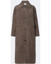 Arma - Judy Suede Coat - Lyst