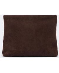 Nili Lotan - Jerry Suede Clutch - Lyst