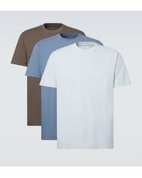 Maison Margiela - Set Of 3 Cotton Jersey T-Shirts - Lyst