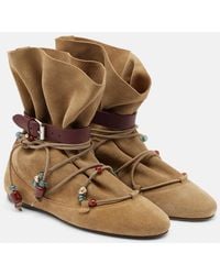 Isabel Marant - Letiz Suede Ankle Boots - Lyst