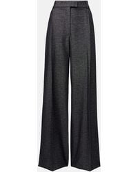 Altuzarra - Jess Cotton And Silk Wide-Leg Pants - Lyst