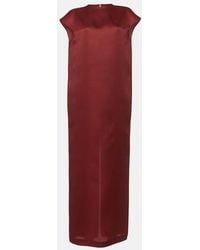 KHAITE - Lohan Silk Maxi Dress - Lyst