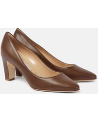 Manolo Blahnik - Sikotto 70 Leather Pumps - Lyst