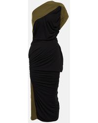 Vivienne Westwood - Rouched Jersey Midi Dress - Lyst
