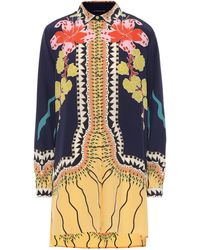 Etro Blusa de seda estampada - Multicolor