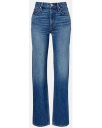 SLVRLAKE Denim - Kendra Faded Straight Jeans - Lyst