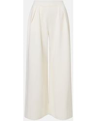 Max Mara - Bora Virgin Wool Wide-Leg Pants - Lyst