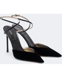 Tom Ford - Slingback-Pumps Selen Aus Samt - Lyst