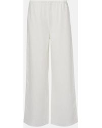 Asceno - Austin Linen Wide-Leg Pants - Lyst