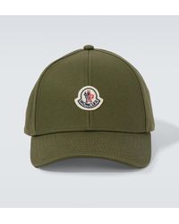 Moncler - Baseballcap Aus Baumwoll-Gabardine - Lyst