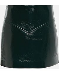 Proenza Schouler - White Label Mid-rise Faux Leather Miniskirt - Lyst