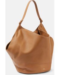 Khaite - Lotus Medium Leather Handbag - Lyst