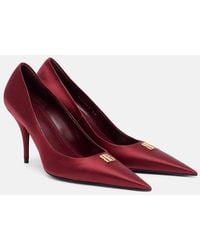Balenciaga - Avenue 90 Satin Pumps - Lyst