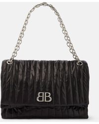Balenciaga - Monaco Large Leather Shoulder Bag - Lyst