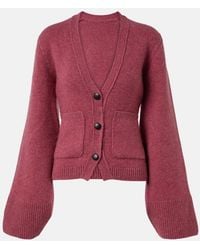 KHAITE - Scarlet Cashmere Cardigan - Lyst