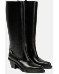 Max Mara - Leather Knee-high Boots - Lyst