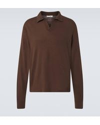 The Row - Polohemd Stafford Aus Seide - Lyst